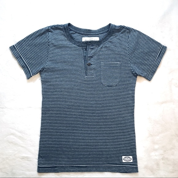 H&M Other - Henley T-shirt, boys 6-8 y, H&M, 100% cotton, blue.